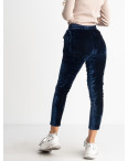 0235-22 синие спортивные брюки женские термо-велюр на меху (5 ед. размеры на бирке: 2XL.3XL.4XL.5XL.6XL): артикул 1125967