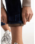 0235-22 синие спортивные брюки женские термо-велюр на меху (5 ед. размеры на бирке: 2XL.3XL.4XL.5XL.6XL): артикул 1125967