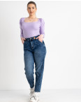 0657-8 MS Relucky  джинсы-слоучи женские полубатальные синие стрейчевые (6 ед. размеры:28.29.30.31.32.33): артикул 1127008