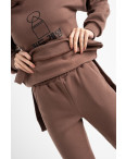 3021-4 мокко спортивный костюм "кальмар" женский на флисе (4 ед. размеры: 42.44.46.48): артикул 1126232