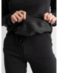 15444-21 Mishely темно-серый спортивный костюм женский из трехнитки на флисе (4 ед. размеры: S.M.L.XL): артикул 1126305