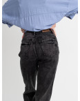 0686-9 DS Relucky джинсы-слоучи темно-серые женские стрейчевые (6 ед. размеры: 25.26.27.28.29.30): артикул 1126715
