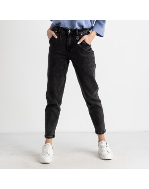 0686-9 DS Relucky джинсы-слоучи темно-серые женские стрейчевые (6 ед. размеры: 25.26.27.28.29.30)