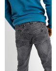 2164 V.J.Ray джинсы мужские полубатальные серые стрейчевые  (8 ед. размеры: 32.33/2.34/2.36/2.38): артикул 1126801