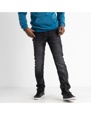 2163 V.J.Ray джинсы мужские темно-серые стрейчевые  (8 ед. размеры: 29.30.31.32.33.34.36.38)