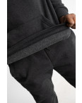 1688-5 АНТРАЦИТОВЫЙ Yola спортивный костюм мужской из трехнитки на флисе (4 ед. размеры: M.L.XL.XXL): артикул 1126907