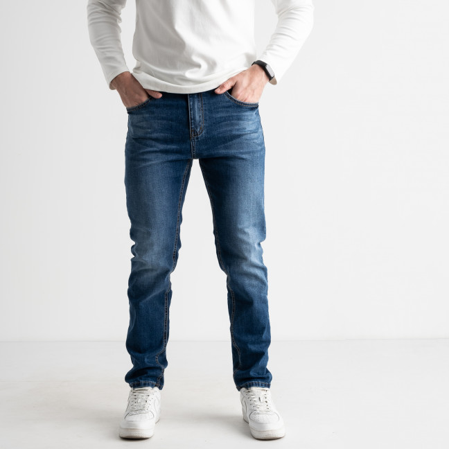 0833-9 R Relucky джинсы мужские синие стрейчевые (8 ед. размеры: 29.30.31.32.33.34.36.38) Relucky: артикул 1126949