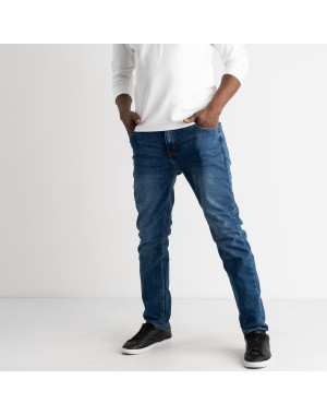 0836-9 R Relucky джинсы полубатальные мужские синие стрейчевые (8 ед. размеры: 32.33.34.35.36.38.40.42)