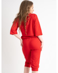 1600-3 Berto Lucci красный полубатальный спортивный костюм женский из двунитки(4 ед. размеры: 44-56): артикул 1127120