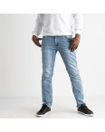 2184 V.J Ray голубые джинсы батальные мужские стрейчевые(8 ед.размеры: 34/3.36/3.38/2): артикул 1127113