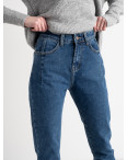0007 New Jeans мом женский синий стрейчевый ( 6 ед. размеры: 25.26.27.28.29.30): артикул 1127204