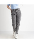 0020 СЕРЫЙ New Jeans мом полубатальный женский стрейчевый ( 6 ед. размеры: 28.29.30.31.32.33): артикул 1127211