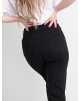 0035 New Jeans мом черный полубатальный женский стрейчевый ( 6 ед. размеры: 28.29.30.31.32.33): артикул 1127207