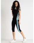 0468-211 черный женский фитнес-костюм (микс расцветок, 4 ед. размеры в норме: S-M/2.L-XL/2) : артикул 1127303