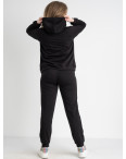 1510-1 ЧЕРНЫЙ Yola женский спортивный костюм батальный из двунитки ( 4 ед. размеры: 50.52.54.56): артикул 1132244