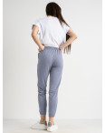 1466-7 СЕРО-ГОЛУБЫЕ Yola спортивные штаны женские из двунитки (4 ед. размеры: S.M.L.XL): артикул 1133472