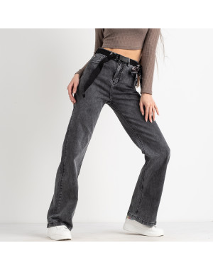 9001 Kt.Moss джинсы-трубы серые женские стрейчевые (6 ед. размеры: 25.26.27.28.29.30)