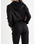 1522-1 ЧЕРНЫЙ Yola спортивный костюм женский из двунитки (4 ед. размеры: S.M.L.XL): артикул 1128236