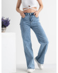 9008 KT.Moss джинсы-палаццо женские голубые стрейчевые ( 6 ед. размеры: 25.26.27.28.29.30 ): артикул 1128288
