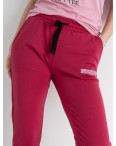 1105-4 МАЛИНОВЫЕ спортивные брюки женские из двунитки ( 4 ед размеры: S.M.L.XL): артикул 1128395