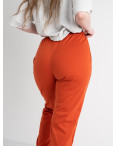 1106-5 ТЕМНО-ОРАНЖЕВЫЕ спортивные брюки женские батальные из двунитки ( 4 ед размеры: 2XL.3XL.4XL.5XL): артикул 1128451