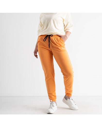 1106-7 ОРАНЖЕВЫЕ спортивные брюки женские батальные (4 ед размеры: 2XL.3XL.4XL.5XL) Спортивные штаны