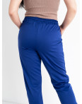 1106-44 СИНИЕ спортивные брюки женские батальные из двунитки (4 ед размеры: 2XL.3XL.4XL.5XL): артикул 1128936