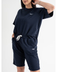 2215-2 синий женский спортивный костюм (YOLA, двунитка, 4 ед., батальные размеры: 50.52.54.56): артикул 1122657