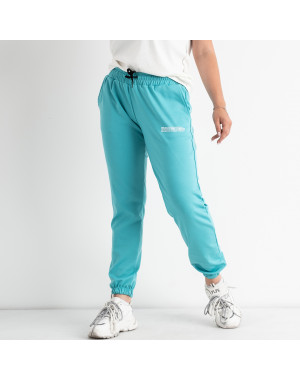 1105-77 МЯТНЫЕ спортивные брюки женские из двунитки ( 4 ед размеры: S.M.L.XL)
