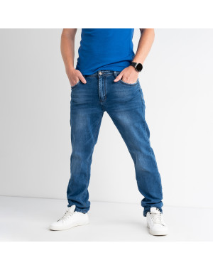 7395-5 Baron джинсы мужские синие стрейчевые (6 ед. размеры: 30.32/2.34.36.38)