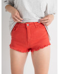 0422-4 Red Moon шорты джинсовые красные стрейчевые (6 ед.размеры: 25.26.27.28.29.30): артикул 1129437