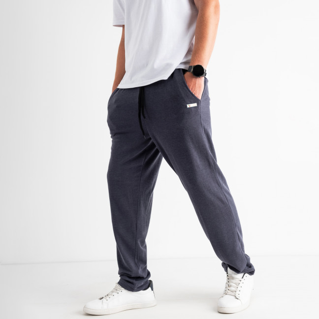 1701-1 СЕРЫЕ спортивные брюки мужские трикотажные (4 ед. размеры: 48.50.52.54) Спортивные штаны: артикул 1129567
