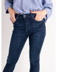 6021 New Jeans американка на флисе синяя стрейчевая (6 ед. размеры: 25.26.27.28.29.30): артикул 1130146