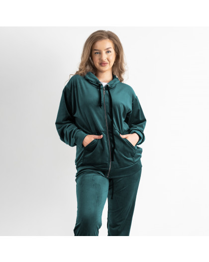 05231-73 зеленый женский спортивный костюм (5'TH AVENUE, велюровый, 4 ед. размеры полубатал: 50. 52. 54. 56) 5`th Avenue