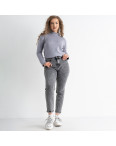 0059 СЕРЫЙ New Jeans мом полубатальный женский стрейчевый ( 6 ед. размеры: 28.29.30.31.32.33): артикул 1130483