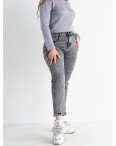 0059 СЕРЫЙ New Jeans мом полубатальный женский стрейчевый ( 6 ед. размеры: 28.29.30.31.32.33): артикул 1130483