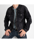 0538 Long Li джинсовая куртка мужская серая стрейчевая (6 ед. размеры: S.M.L.XL.2XL.3XL): артикул 1130563