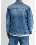 0035 Long Li джинсовый костюм мужской голубой стрейчевый (6 ед. размеры: S.M.L.XL.2XL.3XL): артикул 1130564