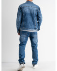 0035 Long Li джинсовый костюм мужской голубой стрейчевый (6 ед. размеры: S.M.L.XL.2XL.3XL): артикул 1130564