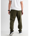 17050-73 ОЛИВКОВЫЕ спортивные штаны мужские полубатальные на флисе (4 ед. размеры: 48.50.52.54): артикул 1131181