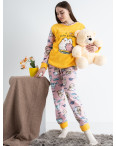4159 Rinda пижама желтая женская махровая (4 ед. размеры: М.L.XL.XXL): артикул 1130760