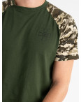 2409-7 ХАКИ футболка мужская (5 ед. размеры: M.L.XL.2XL.3XL): артикул 1133088