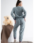 4329 СЕРАЯ Rinda пижама женская махровая (4 ед. размеры: М.L.XL.XXL): артикул 1130811