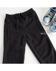 2580-1 ЧЕРНЫЕ спортивные штаны юниор на флисе 14-18 лет (5 ед. размеры: 42.44.46.48.50): артикул 1130854