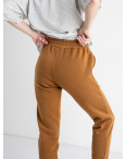 21113-8 КОРИЧНЕВЫЕ спортивные штаны женские из трехнитки на флисе (4 ед. размеры: S.M.L.XL): артикул 1130864
