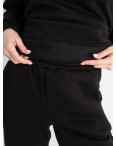 0903-1 ЧЕРНЫЙ женский спортивный костюм из трехнитки на флисе ( 3 ед. размеры: S(1).M(2).L(3)): артикул 1131629