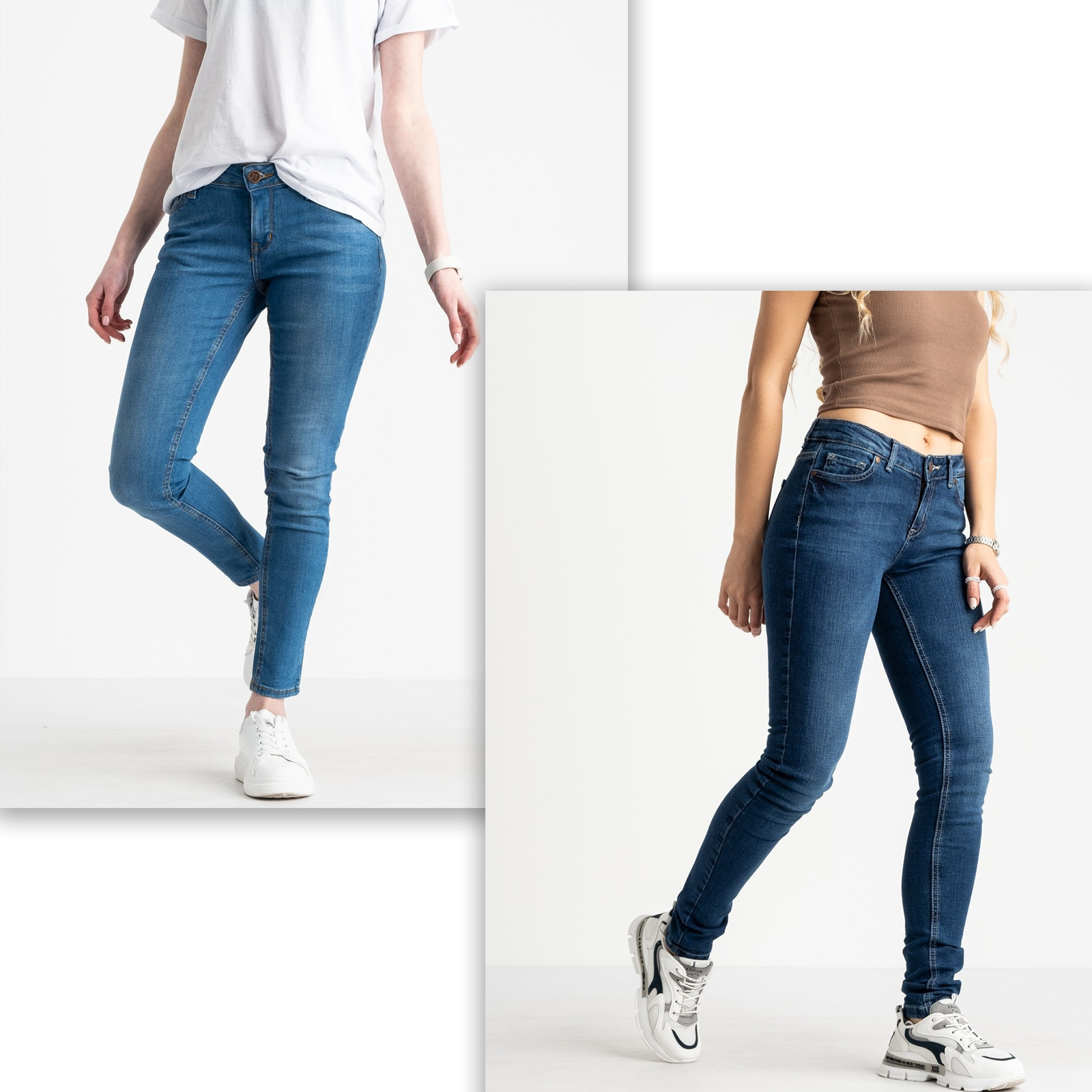1977 Nescoly джинсы женские микс 2-х моделей стрейчевые (8 ед. размеры: 25.26.28/3.29.30/2)