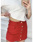 2952 Arox юбка на пуговицах красная котоновая (6 ед. размеры: 34.34.36.36.38.40): артикул 1120209