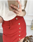 2952 Arox юбка на пуговицах красная котоновая (6 ед. размеры: 34.34.36.36.38.40): артикул 1120209