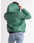 5010-722 ЗЕЛЕНАЯ куртка-зефирка с капюшоном на синтепоне (2 ед. размеры: 42/44.46/48): артикул 1130383